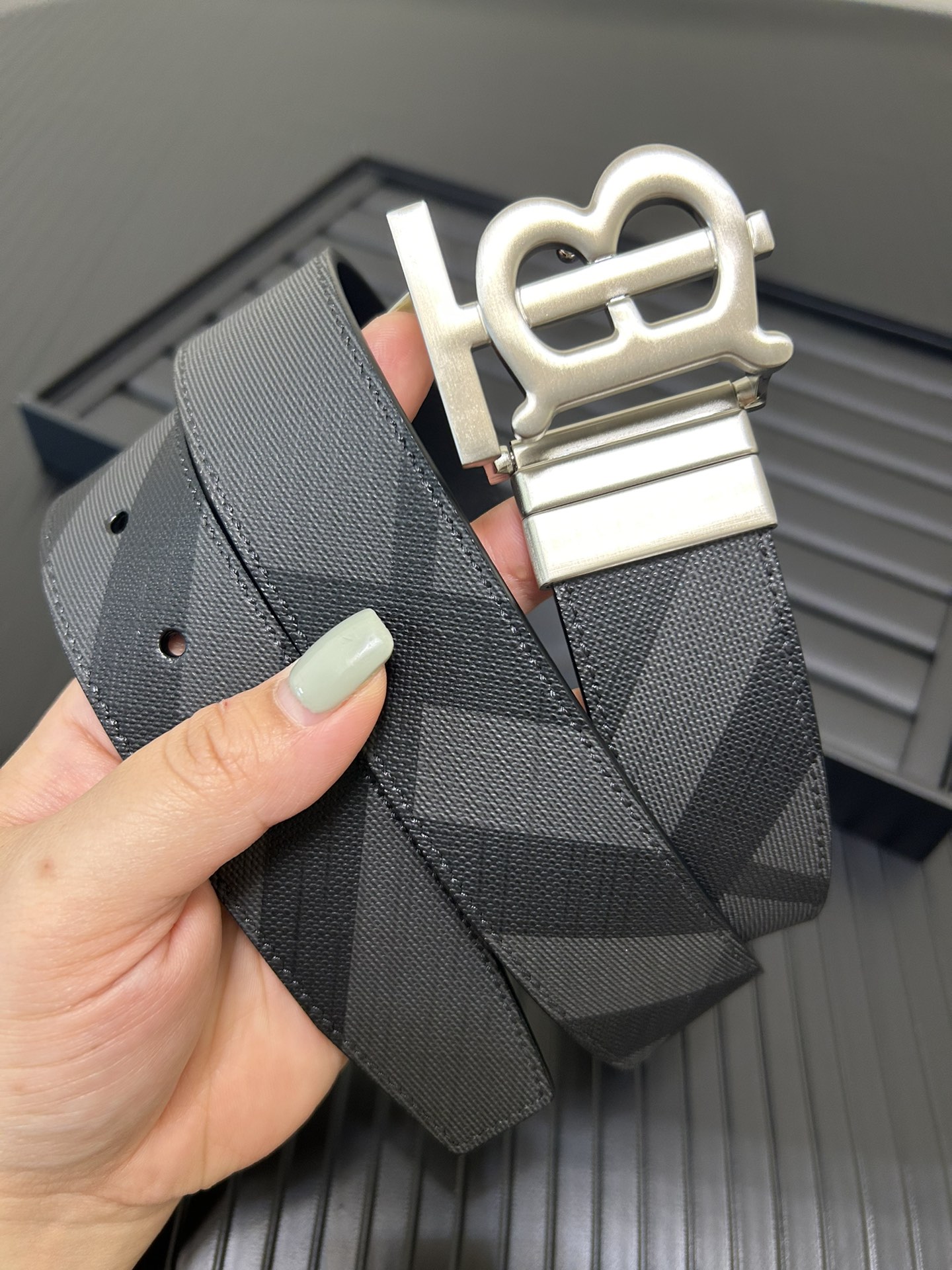 Burberry Leather Belts 1:1 Mirror Version