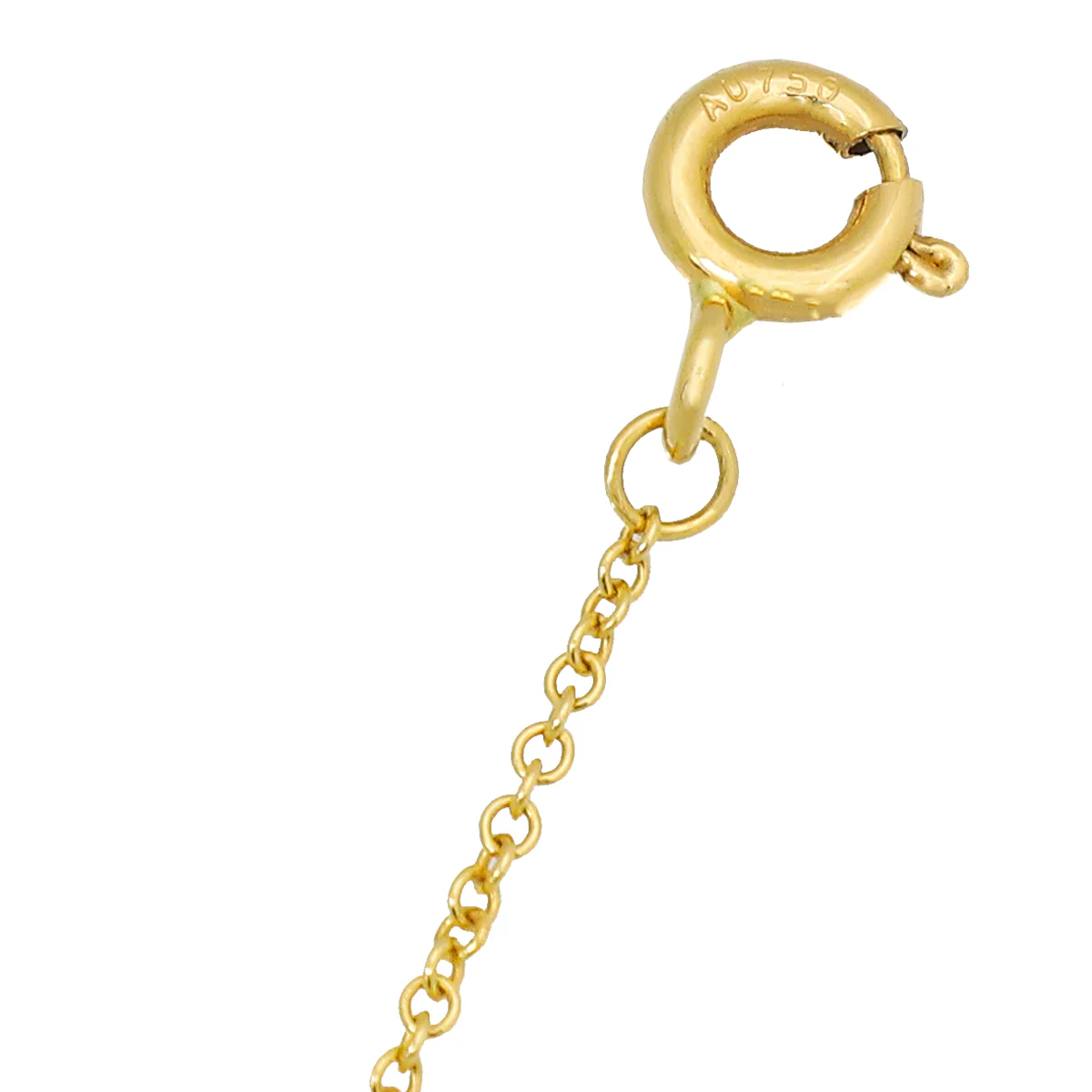 Tiffany & Co 18K Yellow Gold Paloma Picasso Olive Leaf Pendant Necklace