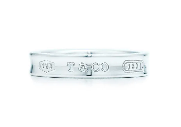 Best Tiffany 1837 Wide/Narrow Couples Rings Modern Wedding Women Meet Fashion GRP01703/GRP05652