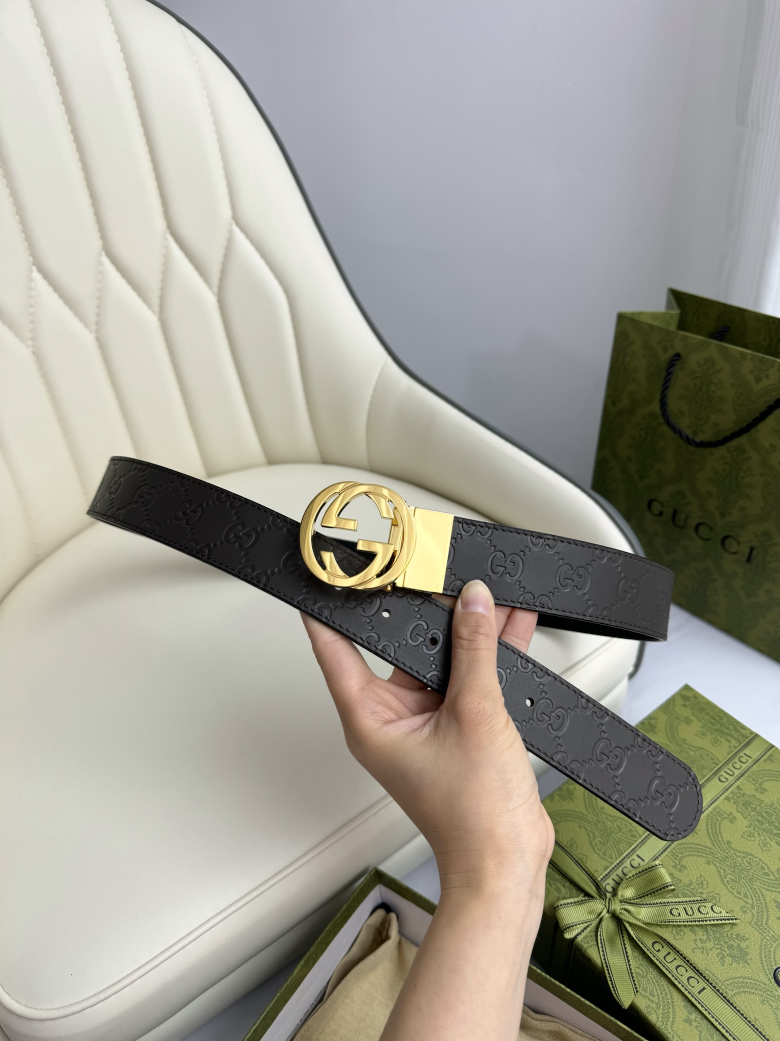 Gucci Leather Belts 1:1 Mirror Version
