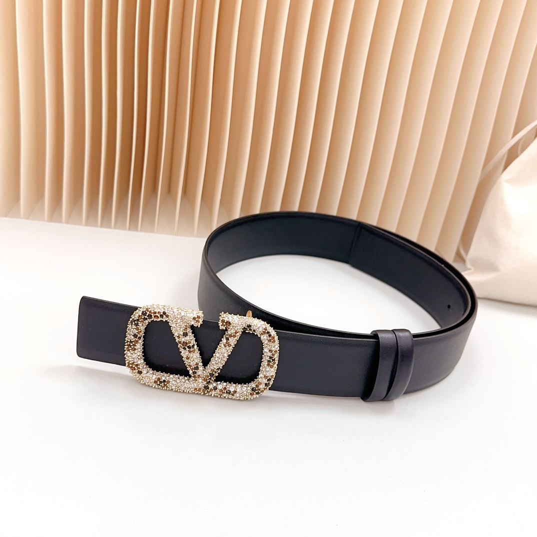 Valentino Leather Belts 1:1 Mirror Version