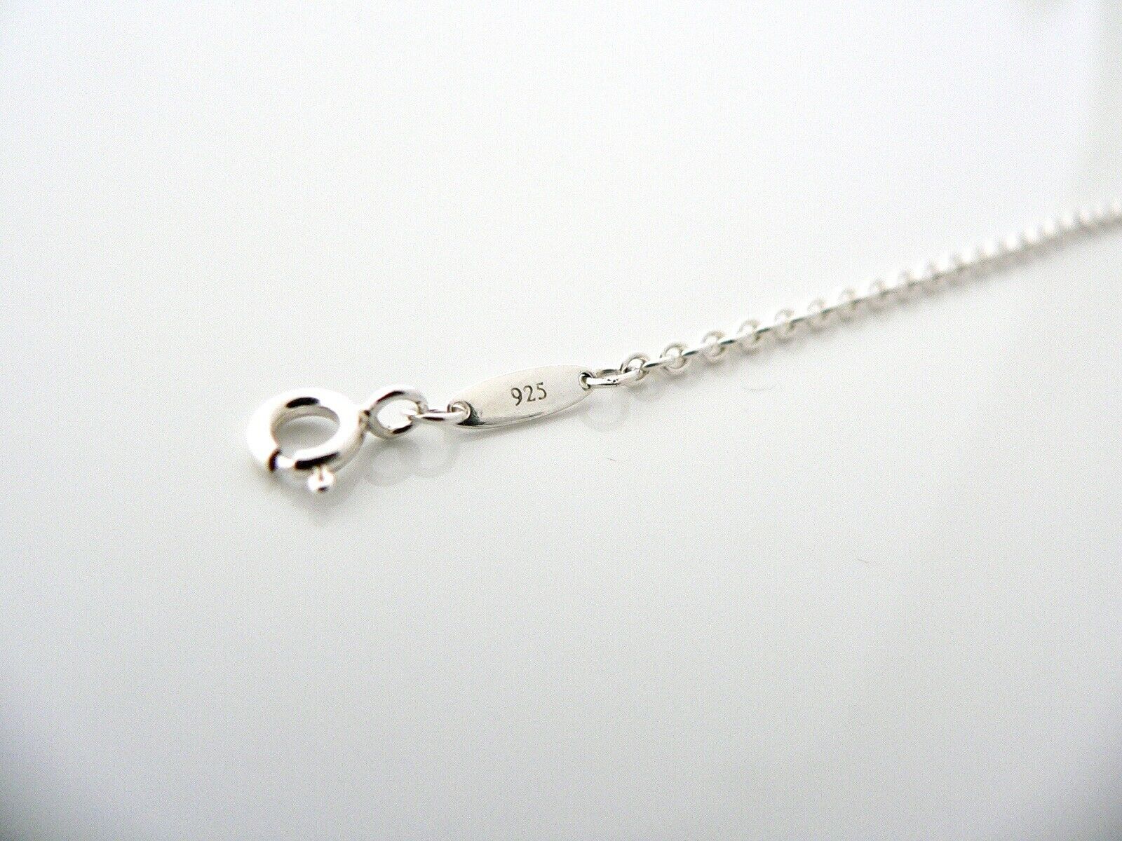 Tiffany & Co Silver Open Heart Bracelet Bangle 6.75 In Chain Gift Love Child Kid