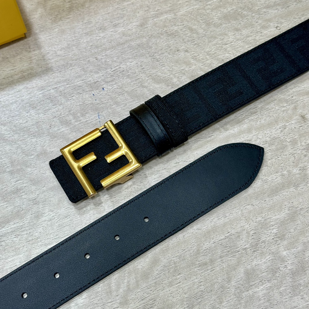 Fendi Leather Belts 1:1 Mirror Version