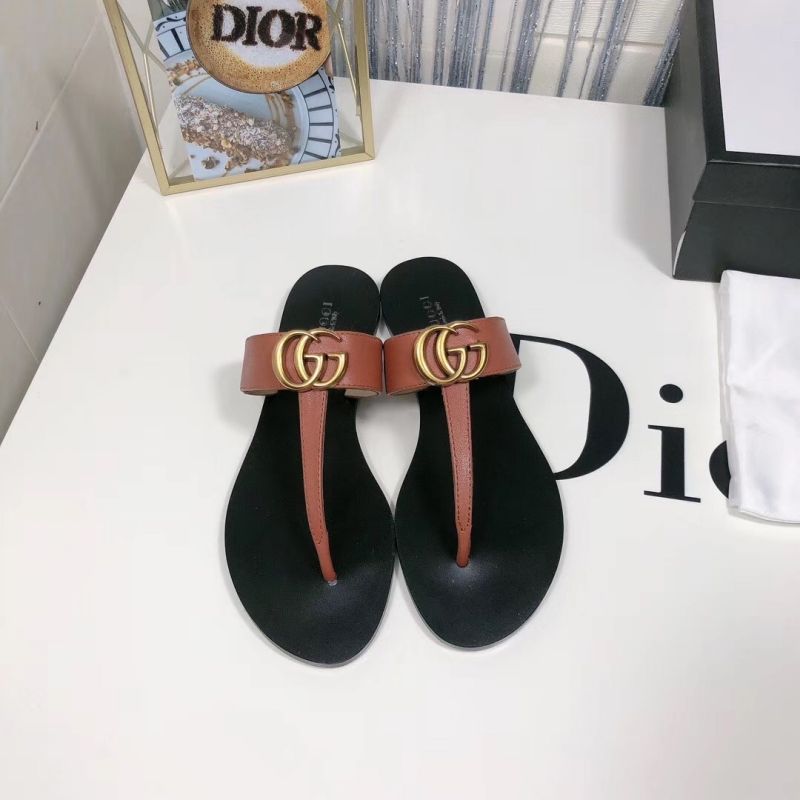 Gucci GG T-Strap Sandal 497444 (Replica)