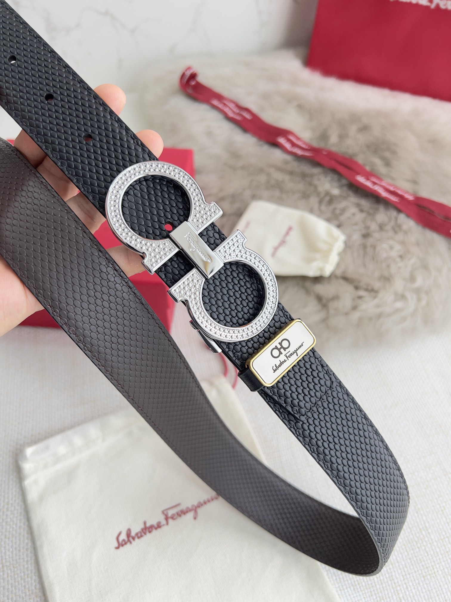 Ferrgamo Leather Belts 1:1 Mirror Version