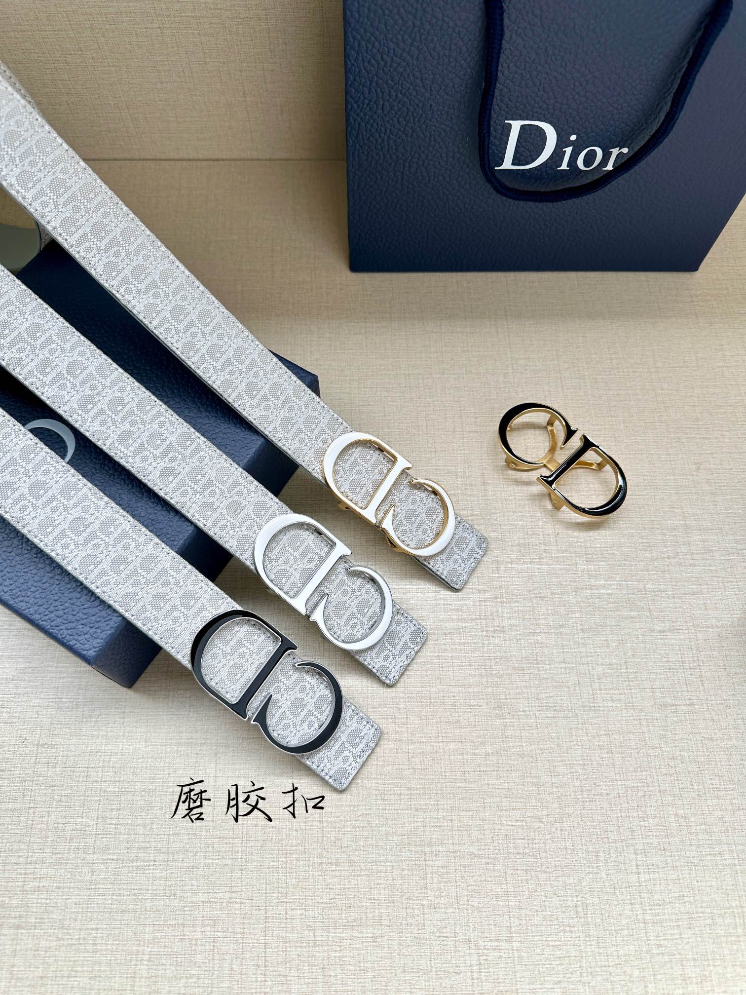 Dior Leather Belts 1:1 Mirror Version