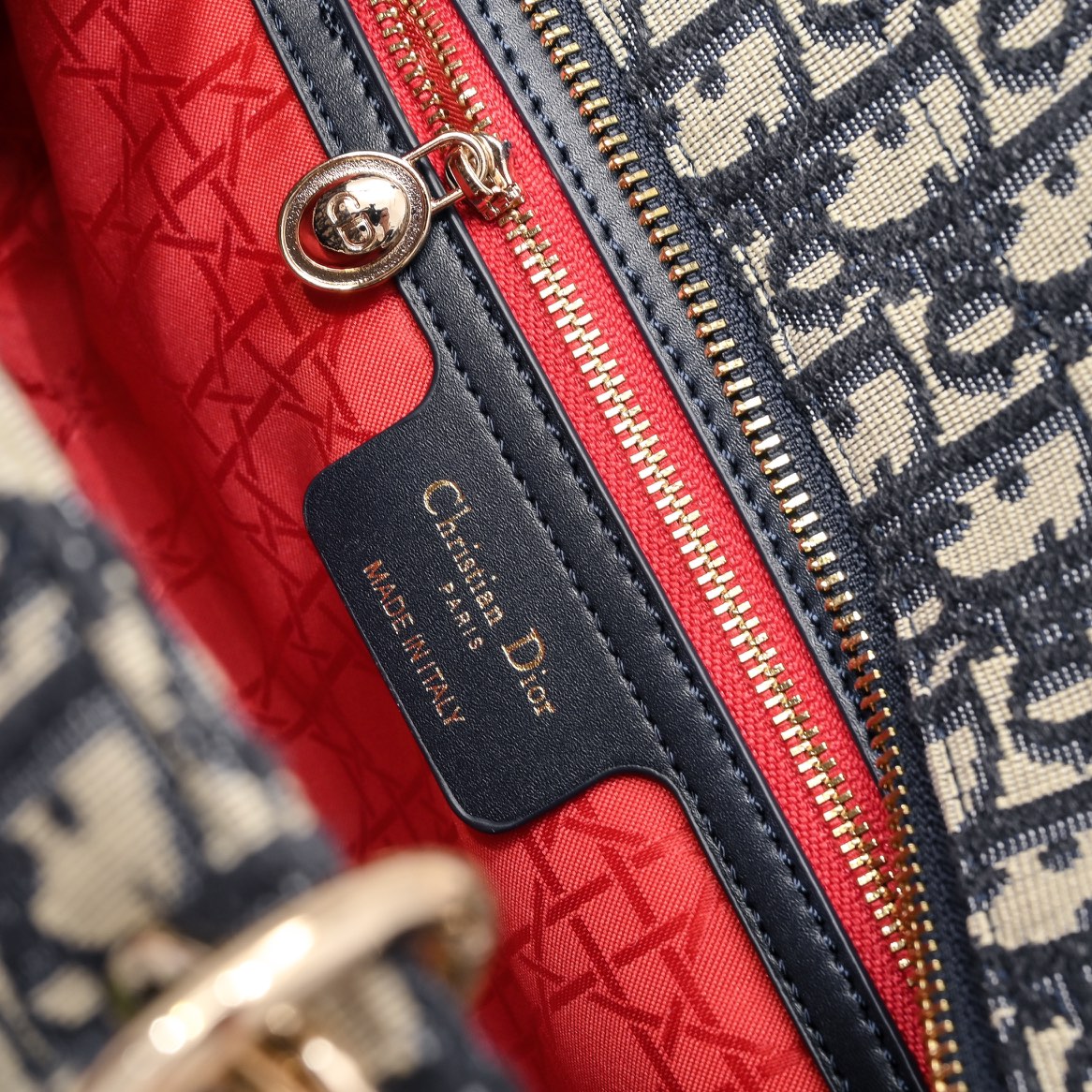 Dior Lady D-sire My Abcdior Horizontal Tote Bag Middle Shoulder Bag Handbag