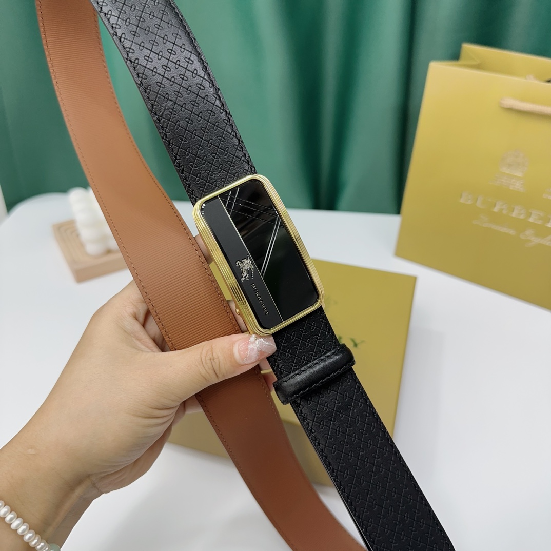 Burberry Leather Belts 1:1 Mirror Version