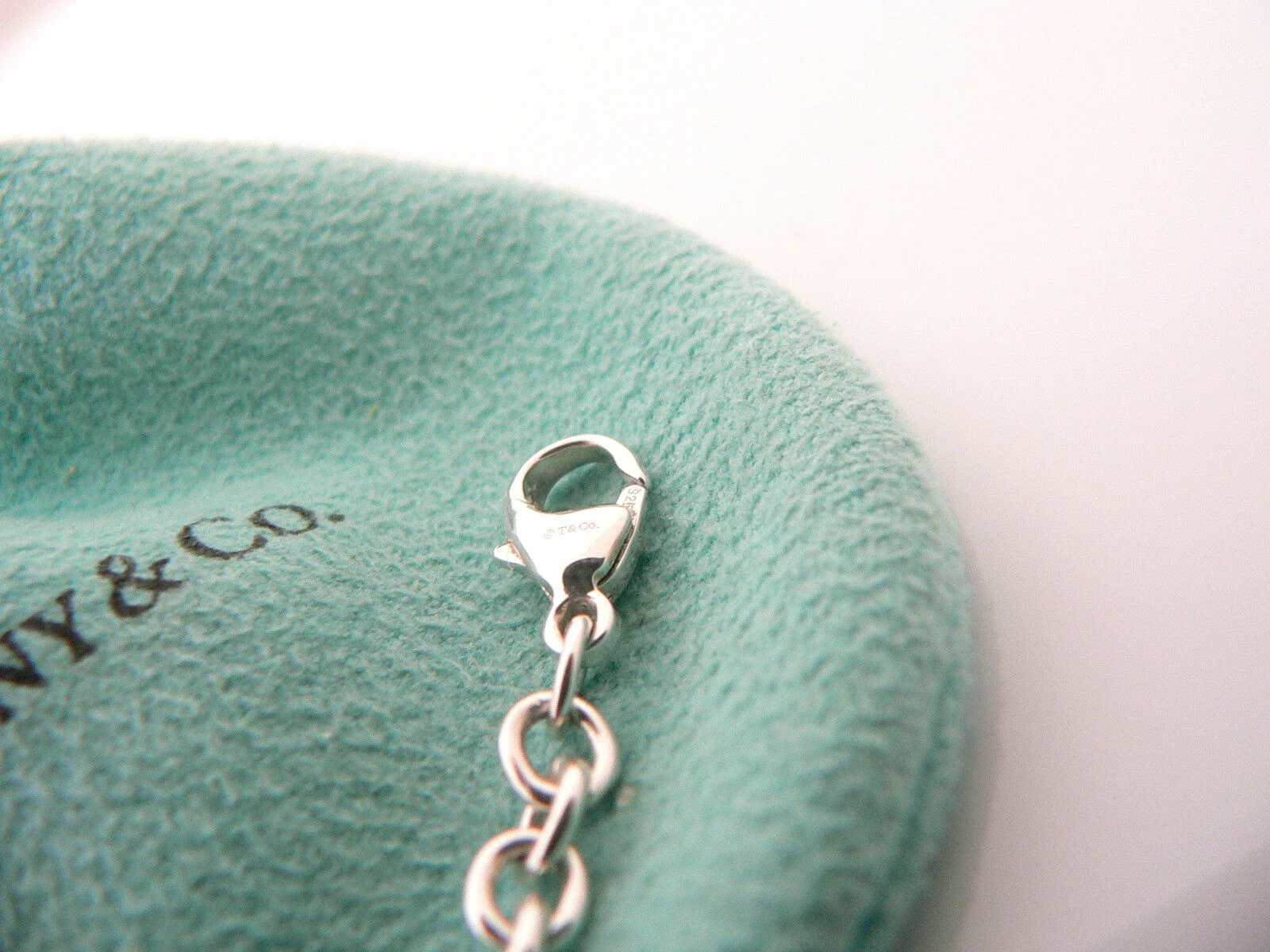 Tiffany & Co Silver Butterfly Turtle Firefly Bee Bracelet Bangle 8 Inch Longer