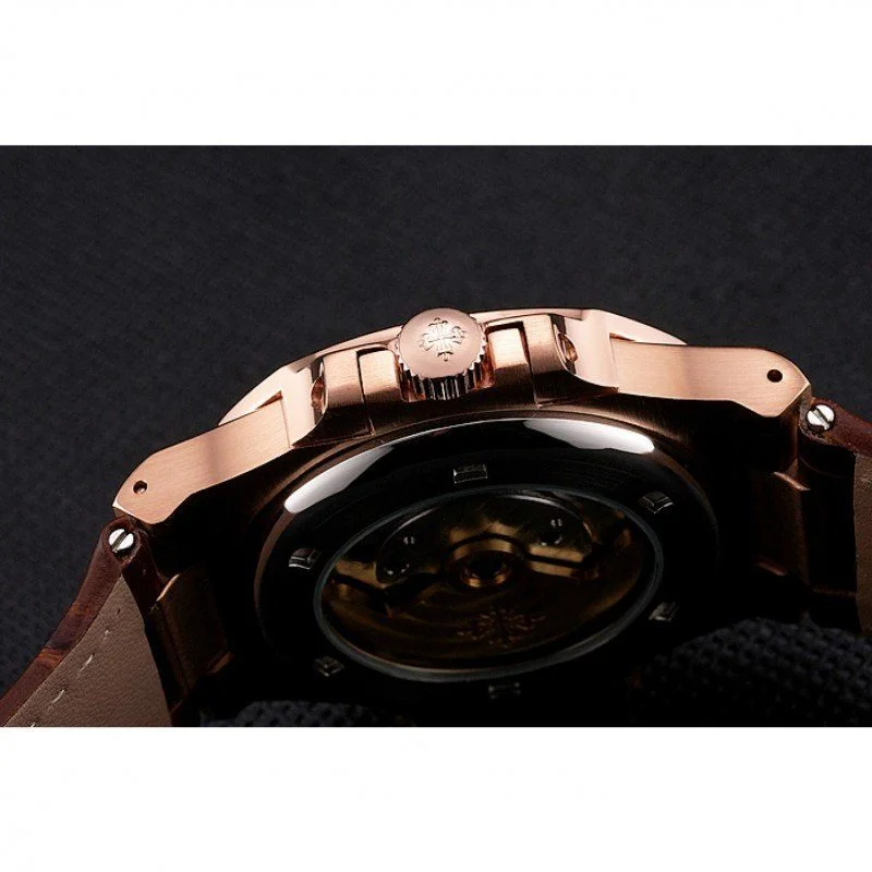 Nautilus 5980R-015 Dial White 40 mm, Rose Gold