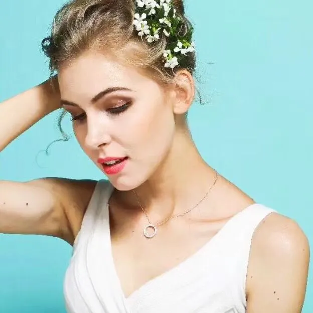 Superior Quality Tiffany 1837? Circle Pendant Single Loop Silver Gold Necklace For Ladies Online