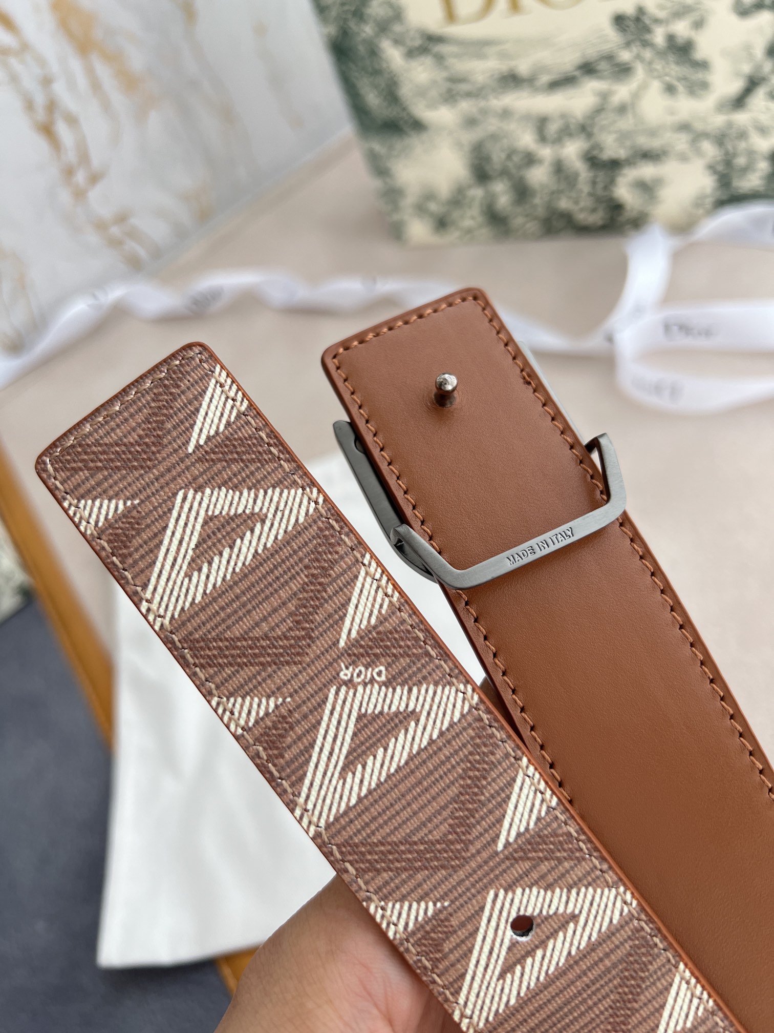 Dior Leather Belts 1:1 Mirror Version