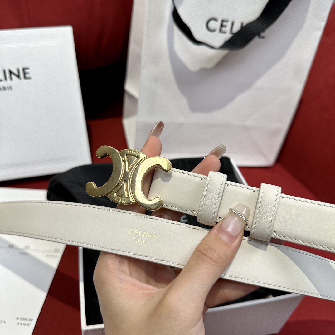 Celine Leather Belts 1:1 Mirror Version