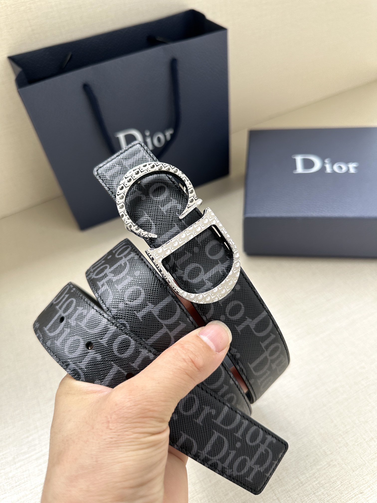 Dior Leather Belts 1:1 Mirror Version