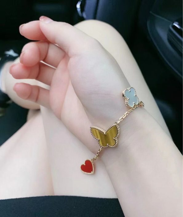 Van Cleef Lucky Bracelet Dupe, Four Motif