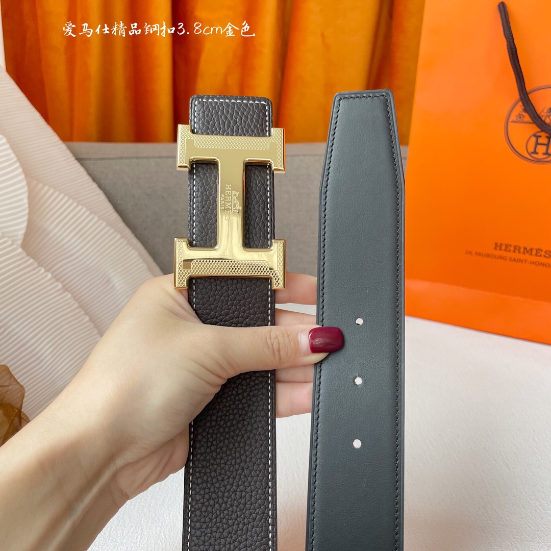 Hermes Leather Belts 1:1 Mirror Version