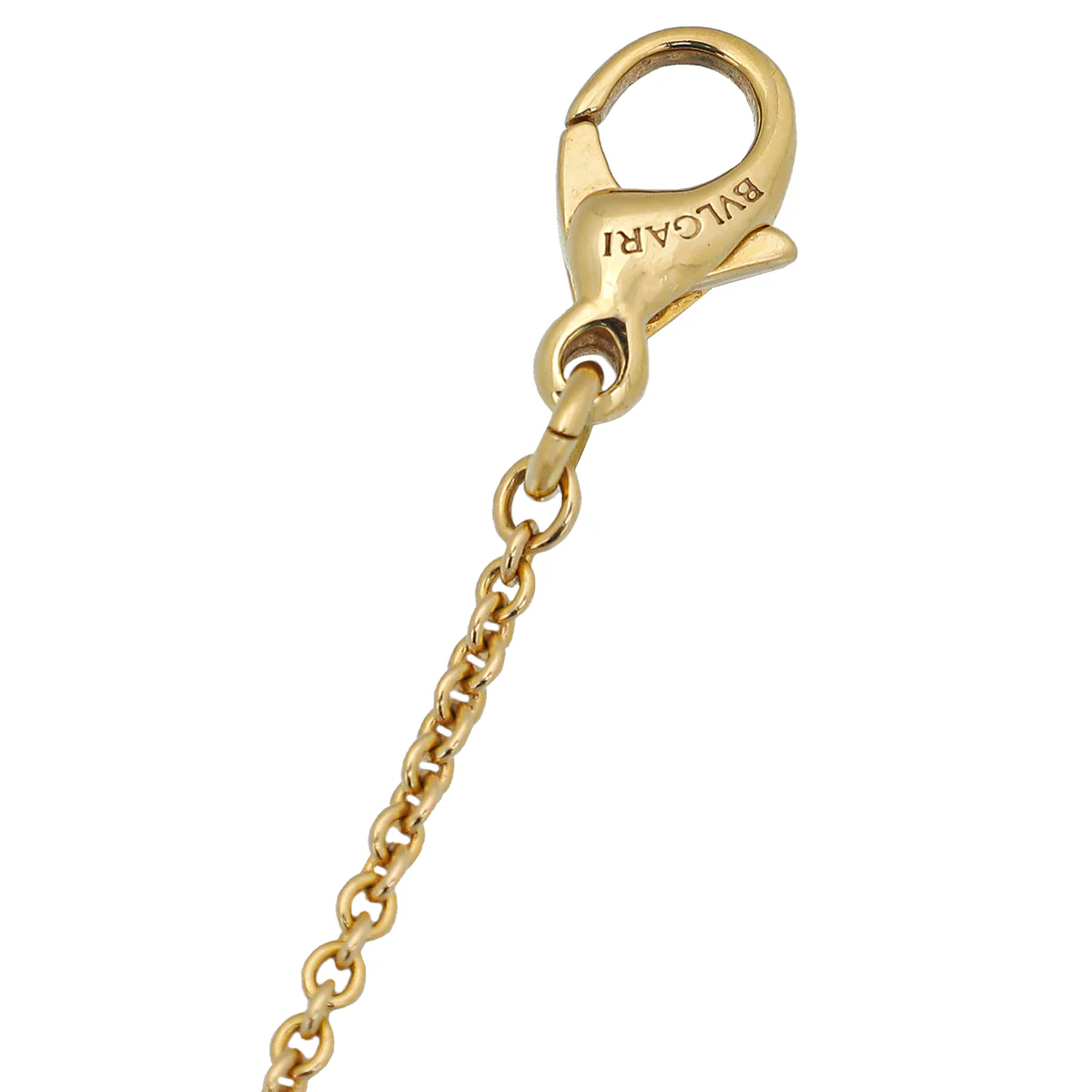 Bvlgari 18K Rose Gold Diamond White Ceramic B.Zero1 Station Necklace