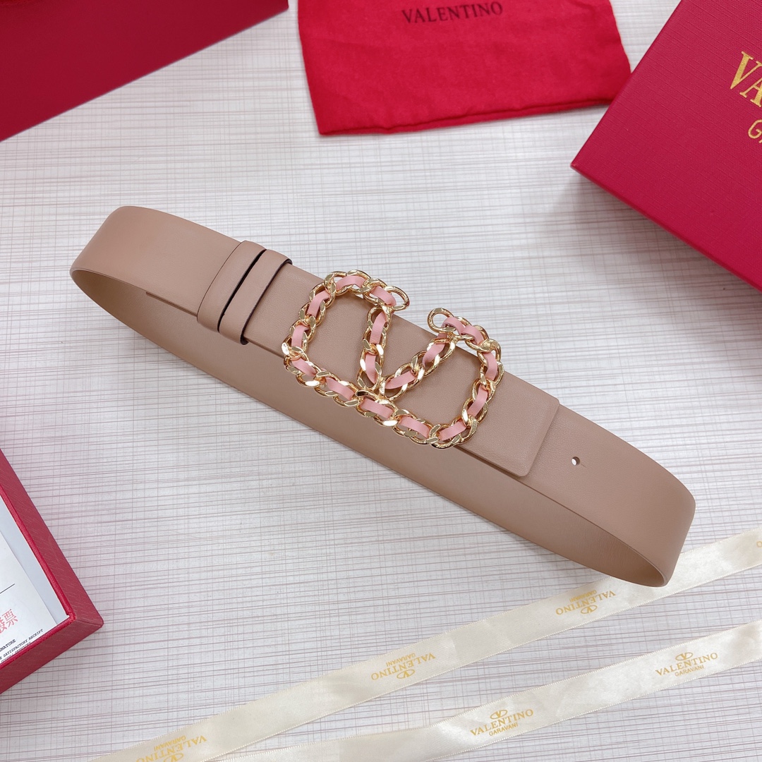 Valentino Leather Belts 1:1 Mirror Version