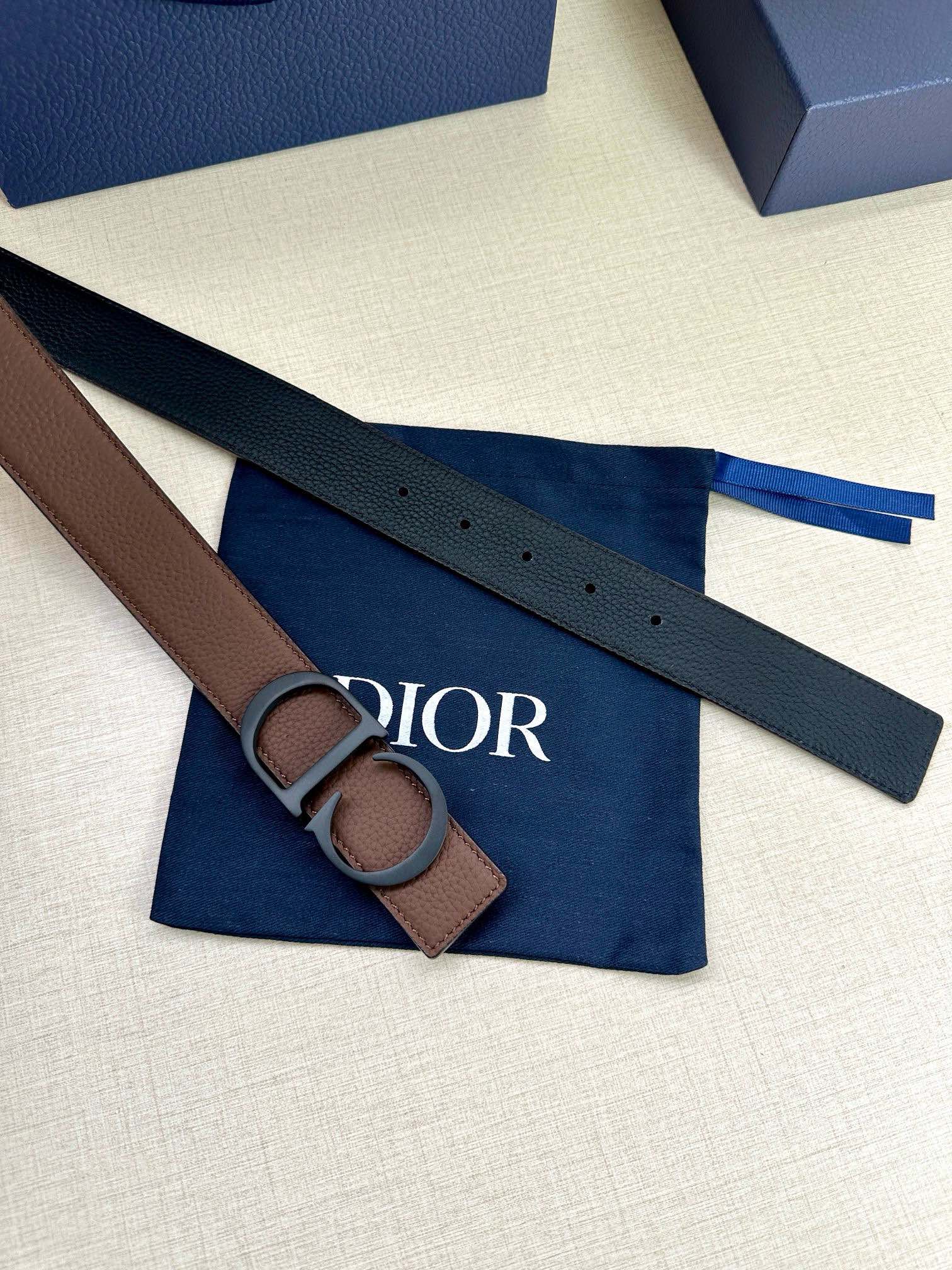 Dior Leather Belts 1:1 Mirror Version