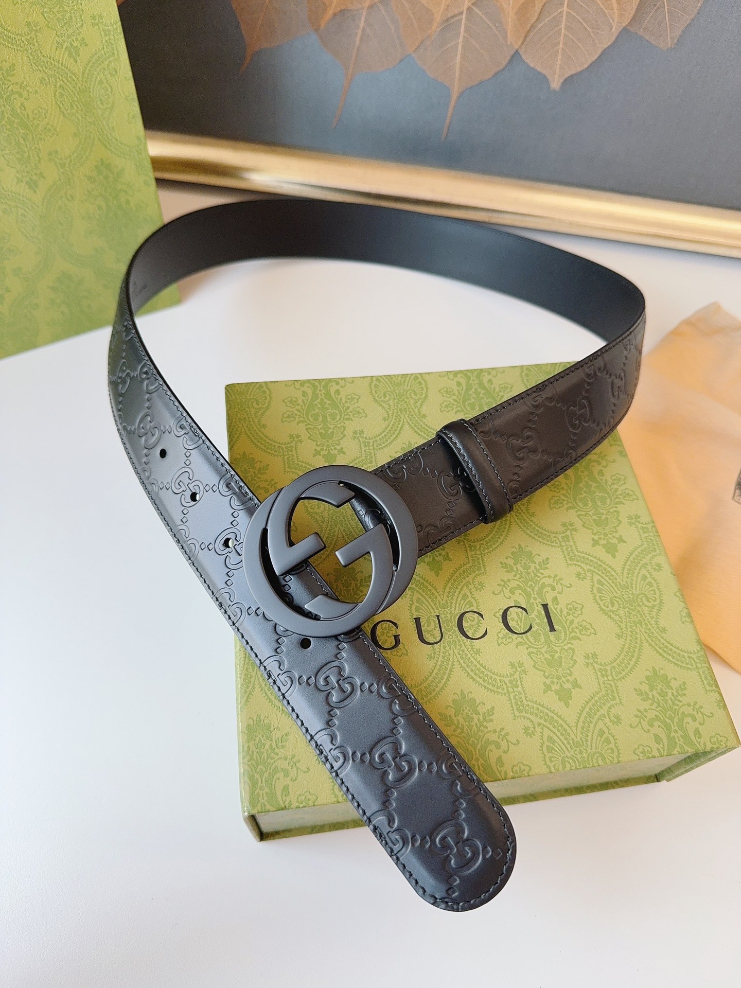 Gucci Leather Belts 1:1 Mirror Version