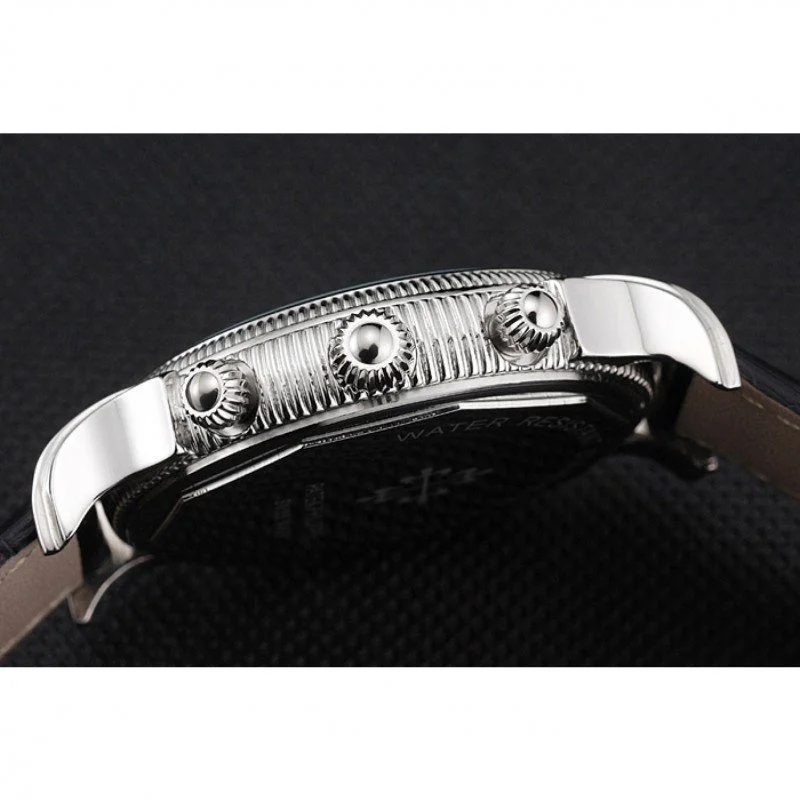 Chronograph Black Dial With Diamonds 40 mm, Stainless Steel