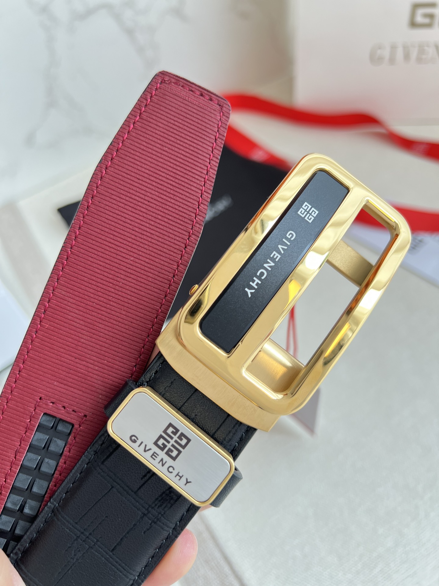 Givenchy Leather Belts 1:1 Mirror Version