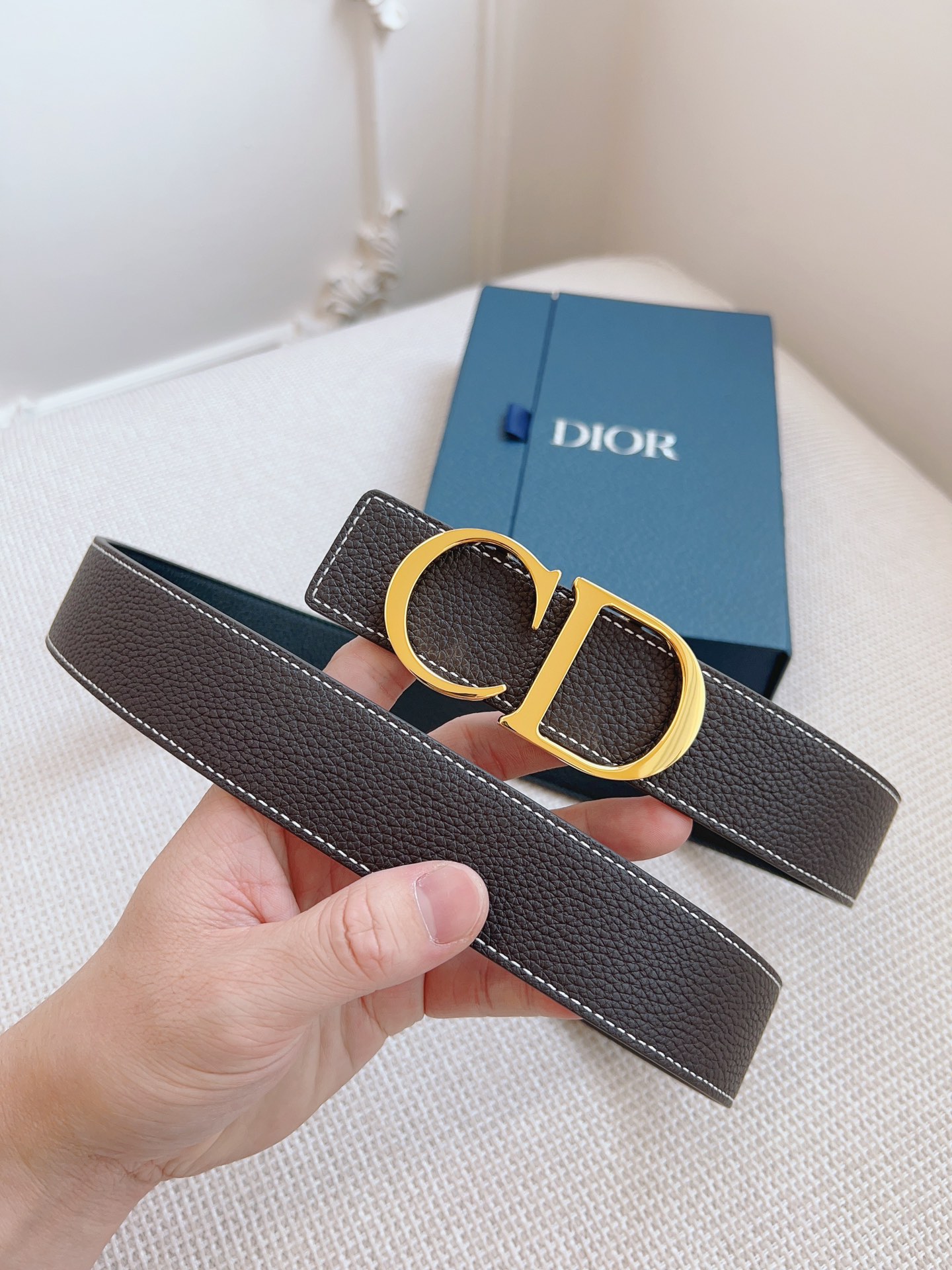 Dior Leather Belts 1:1 Mirror Version