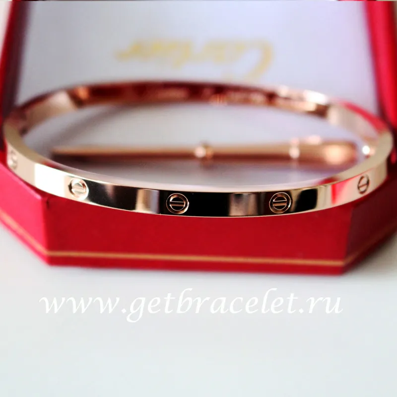 New Cartier Love Bracelet SM Pink Gold B6047317