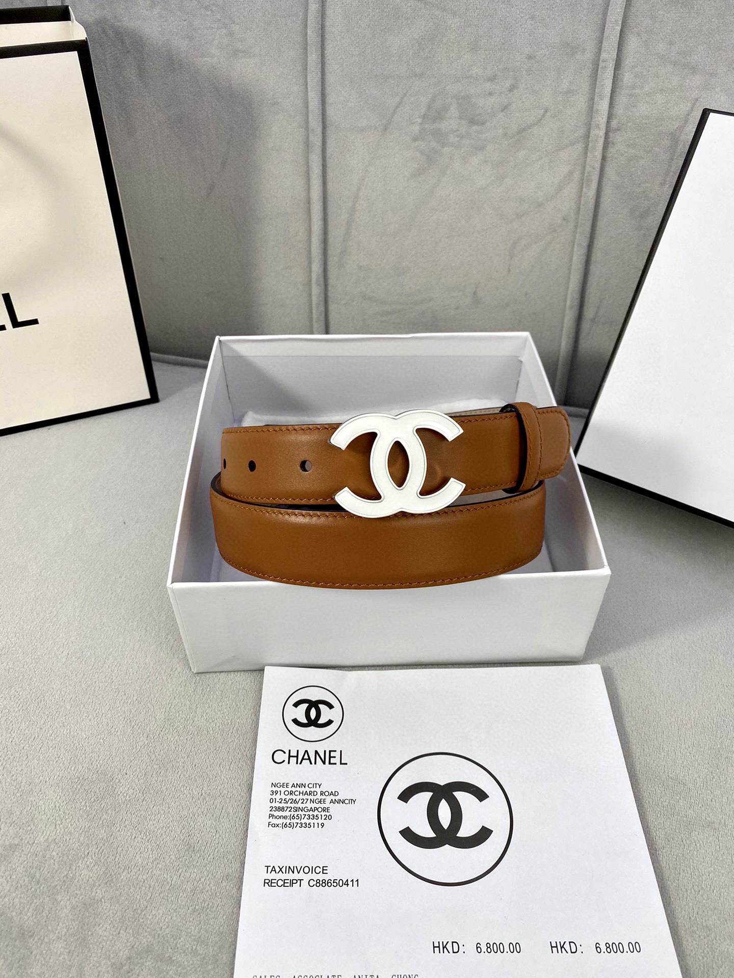 Chanel Leather Belts 1:1 Mirror Version