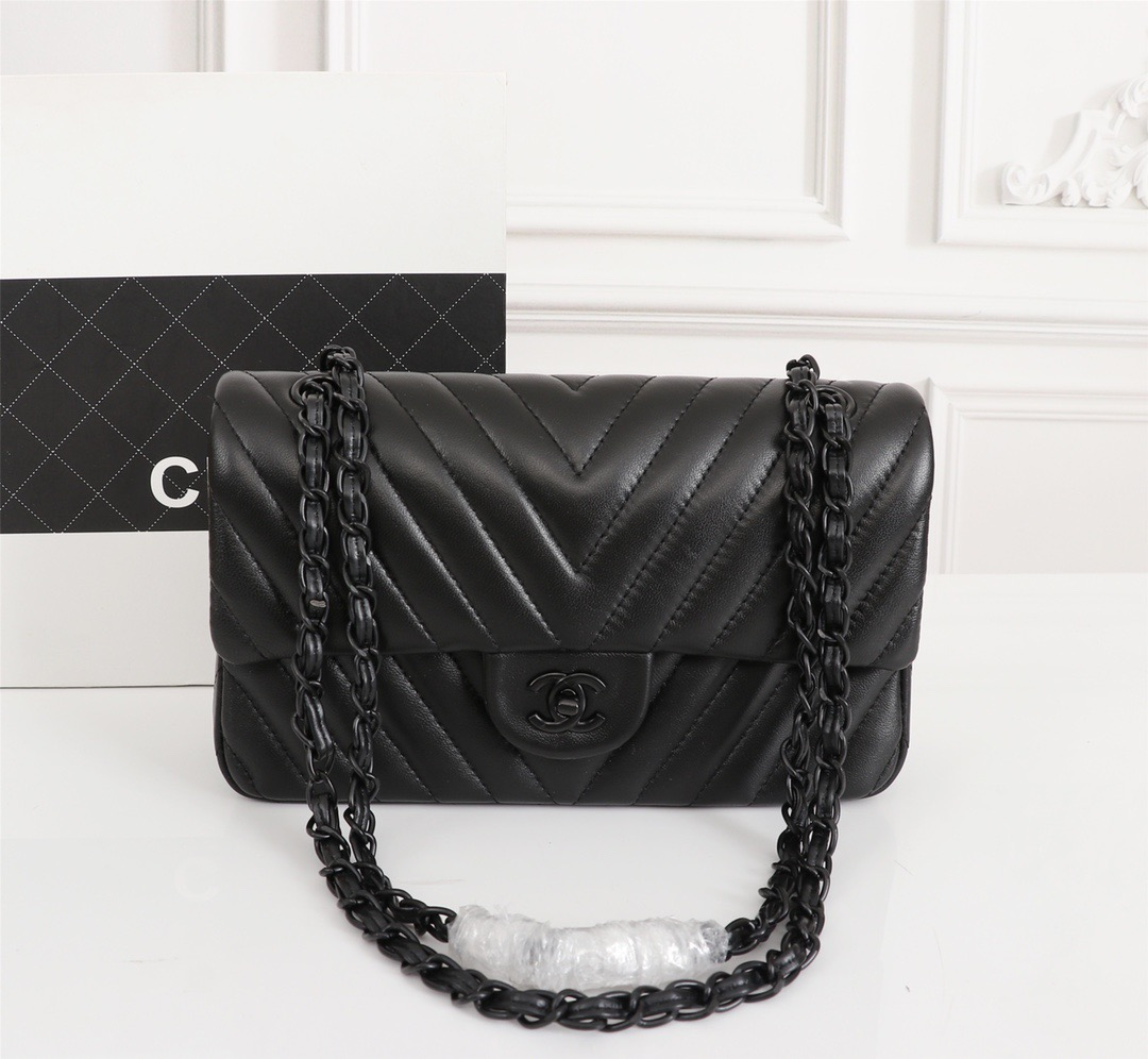 Chanel Clacssic Flap CF Chain Shoulder Strap Bag (Replica）