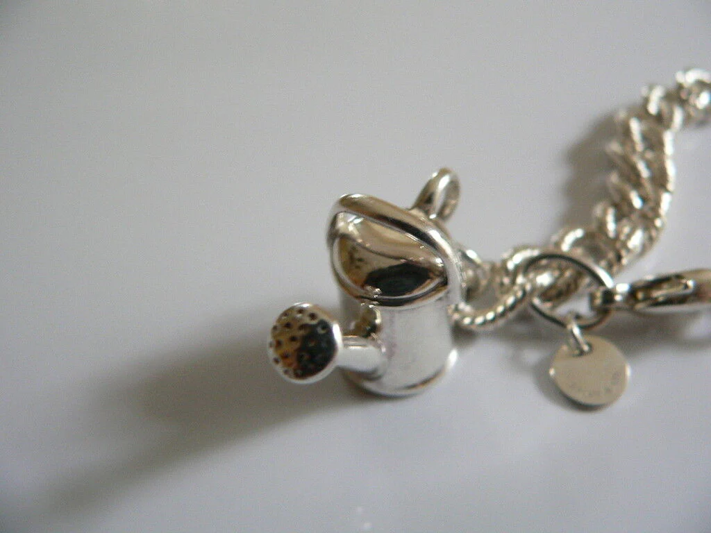 Tiffany & Co Silver Watering Can Bracelet Bangle Gift Nature Garden Plants Lover