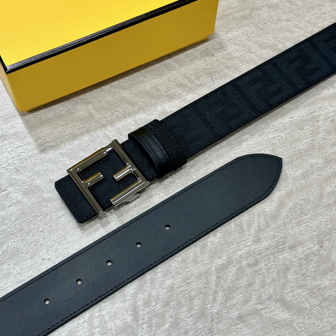 Fendi Leather Belts 1:1 Mirror Version