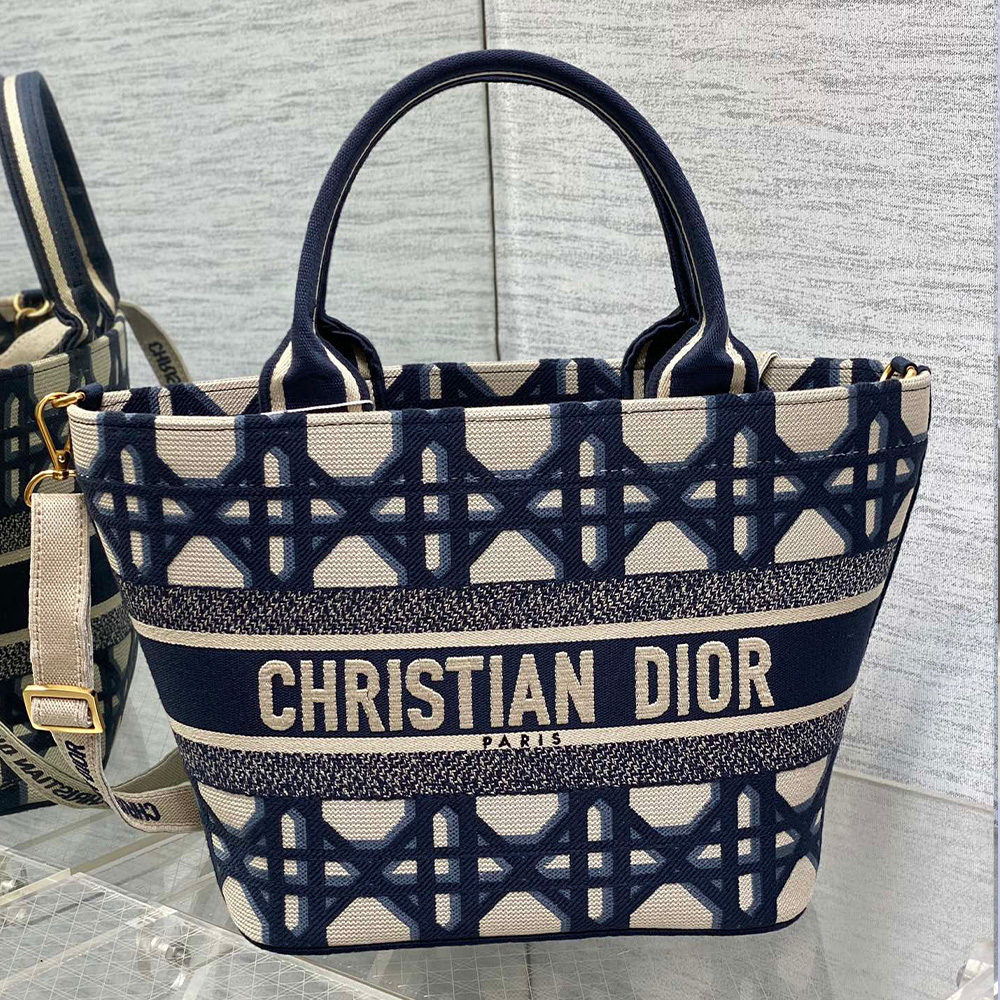 DIOR Gradient Butterflies Embroidered Handbag (Replica)