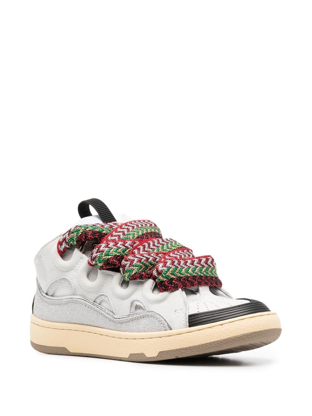 Lanvin LEATHER CURB SNEAKERS(Replica)