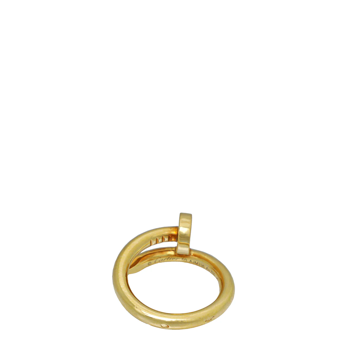 Cartier 18K Yellow Gold Juste Un Clou Ring 50