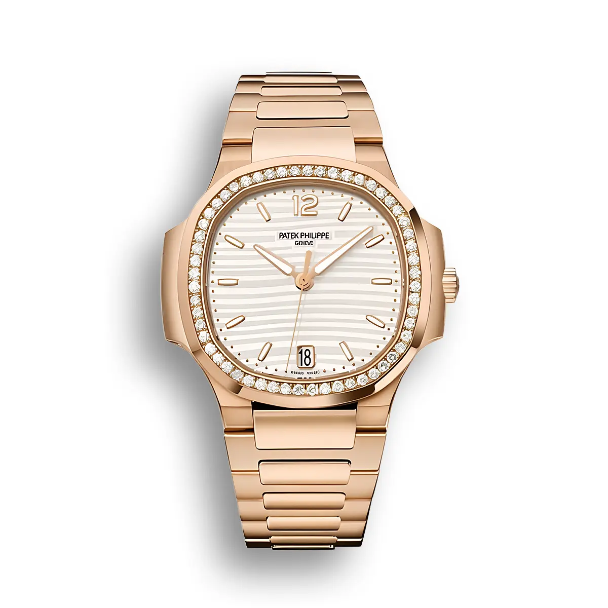 Nautilus 7118/1200R-001 Ladies Automatic 35.2 mm,Rose gold