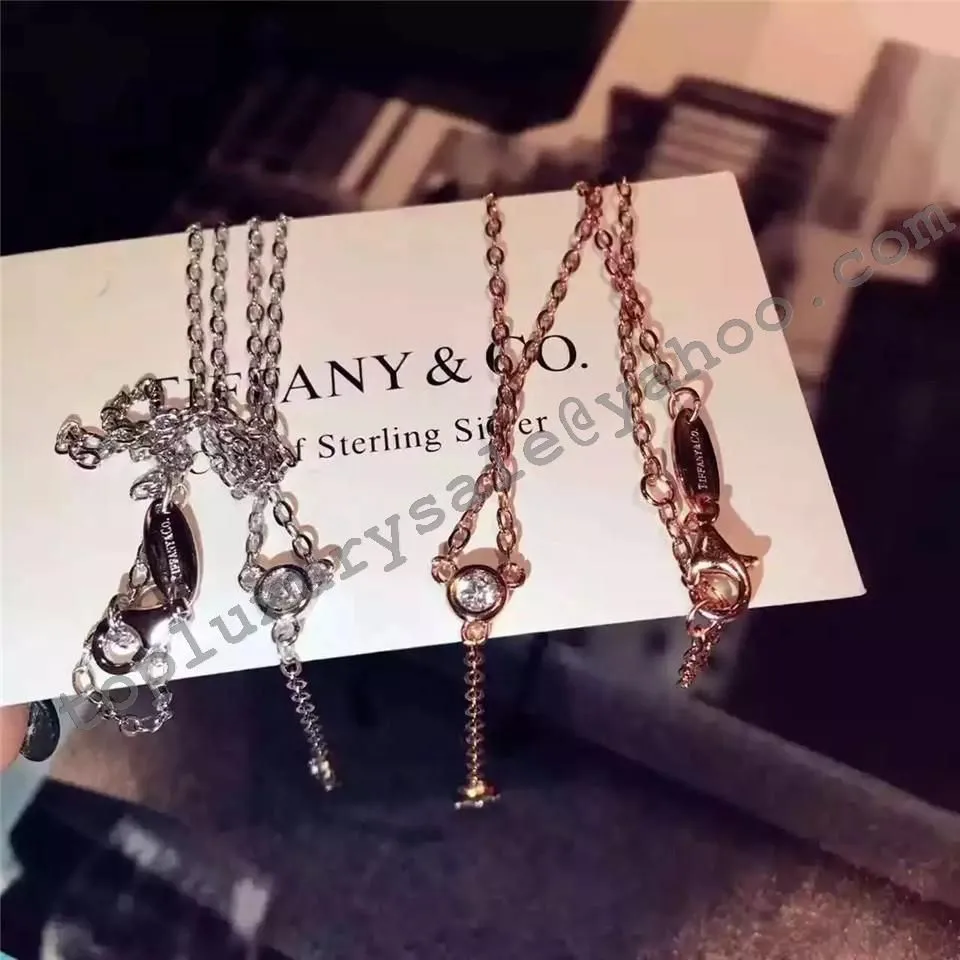 Tiffany Elsa Peretti Diamonds By The Yard Necklace Women USA Women Gift 27499597/29283354