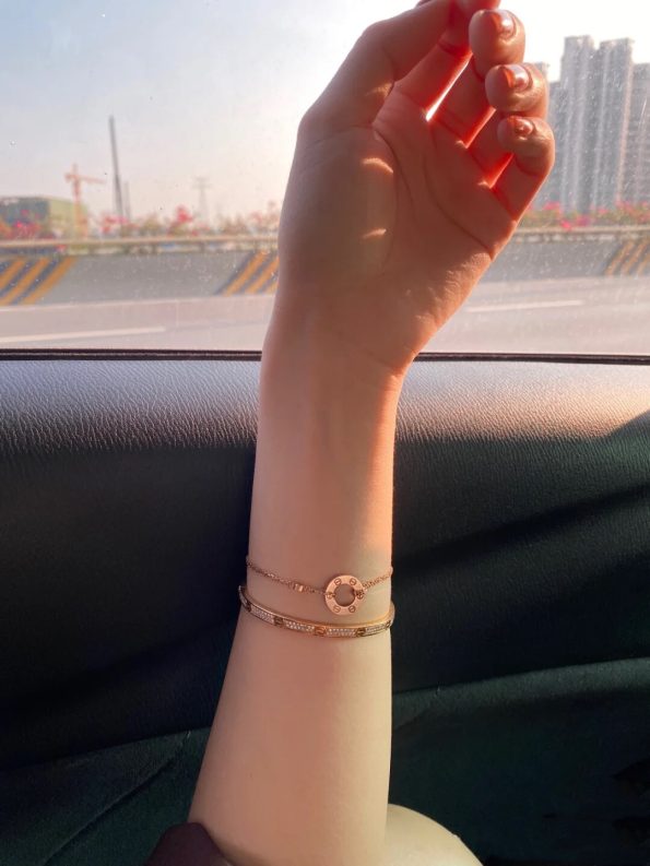 Cartier Love Bracelet Dupe, Small Model, Full Diamonds