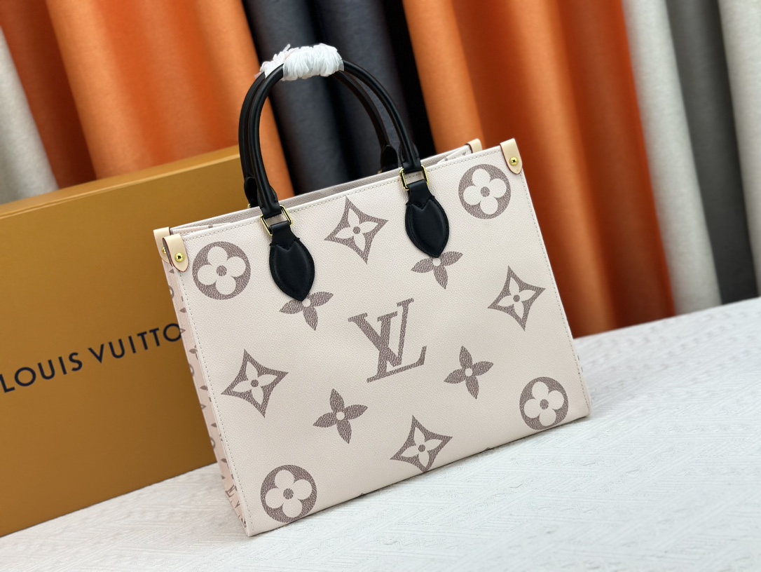 Louis Vuitton On The Go Tote M46542 Shoulder Bag Handbag