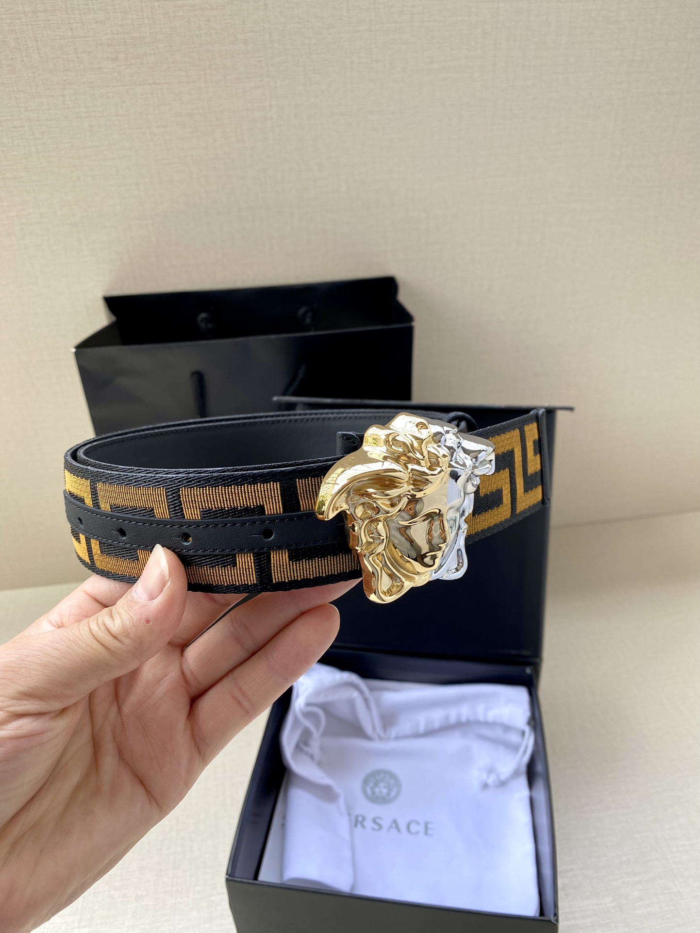 Versace Leather Belts 1:1 Mirror Version