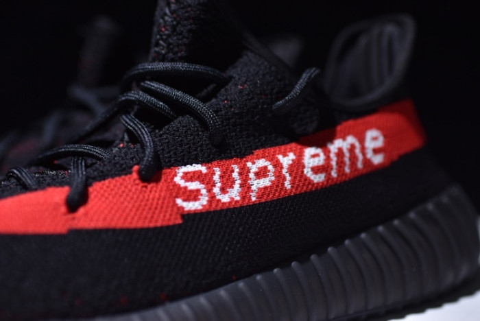 Yeezy Supreme Boost 350 V2 BLACK AND RED