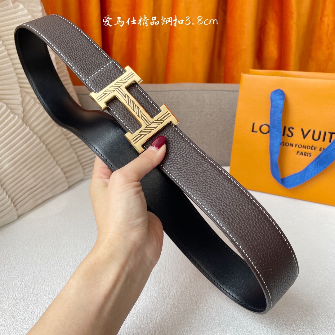 Hermes Leather Belts 1:1 Mirror Version