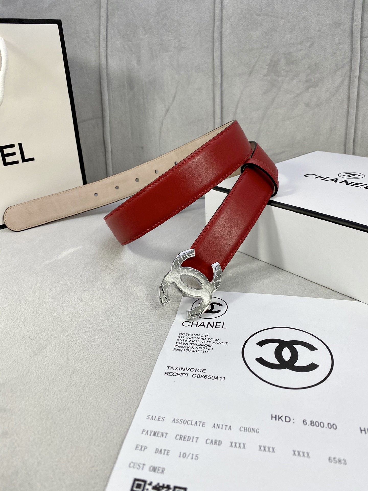 Chanel Leather Belts 1:1 Mirror Version