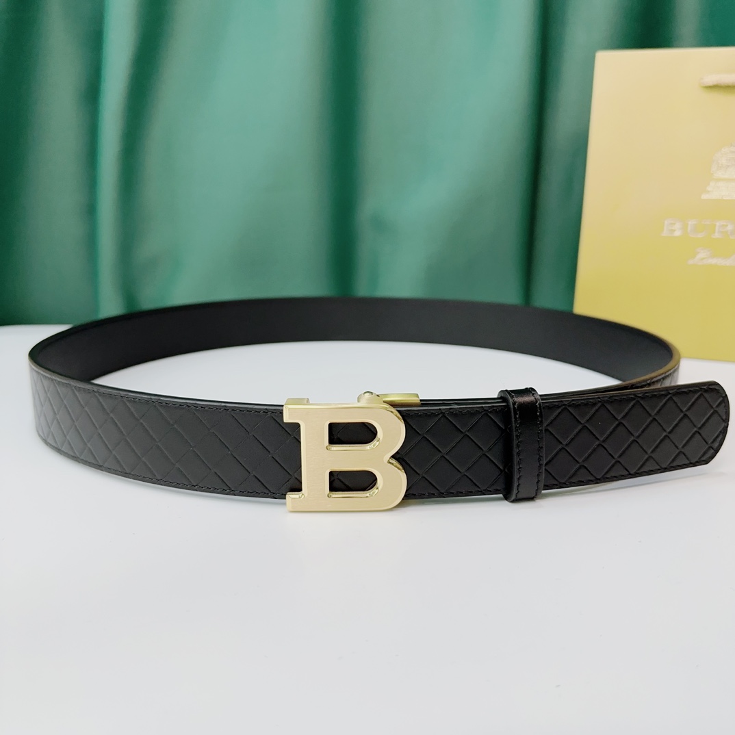 Burberry Leather Belts 1:1 Mirror Version