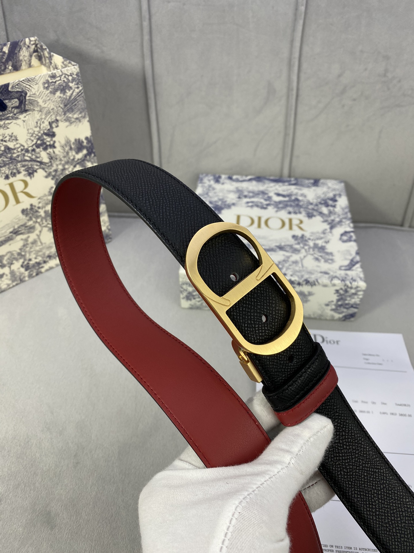 Dior Leather Belts 1:1 Mirror Version