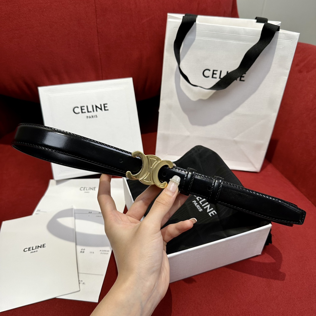 Celine Leather Belts 1:1 Mirror Version
