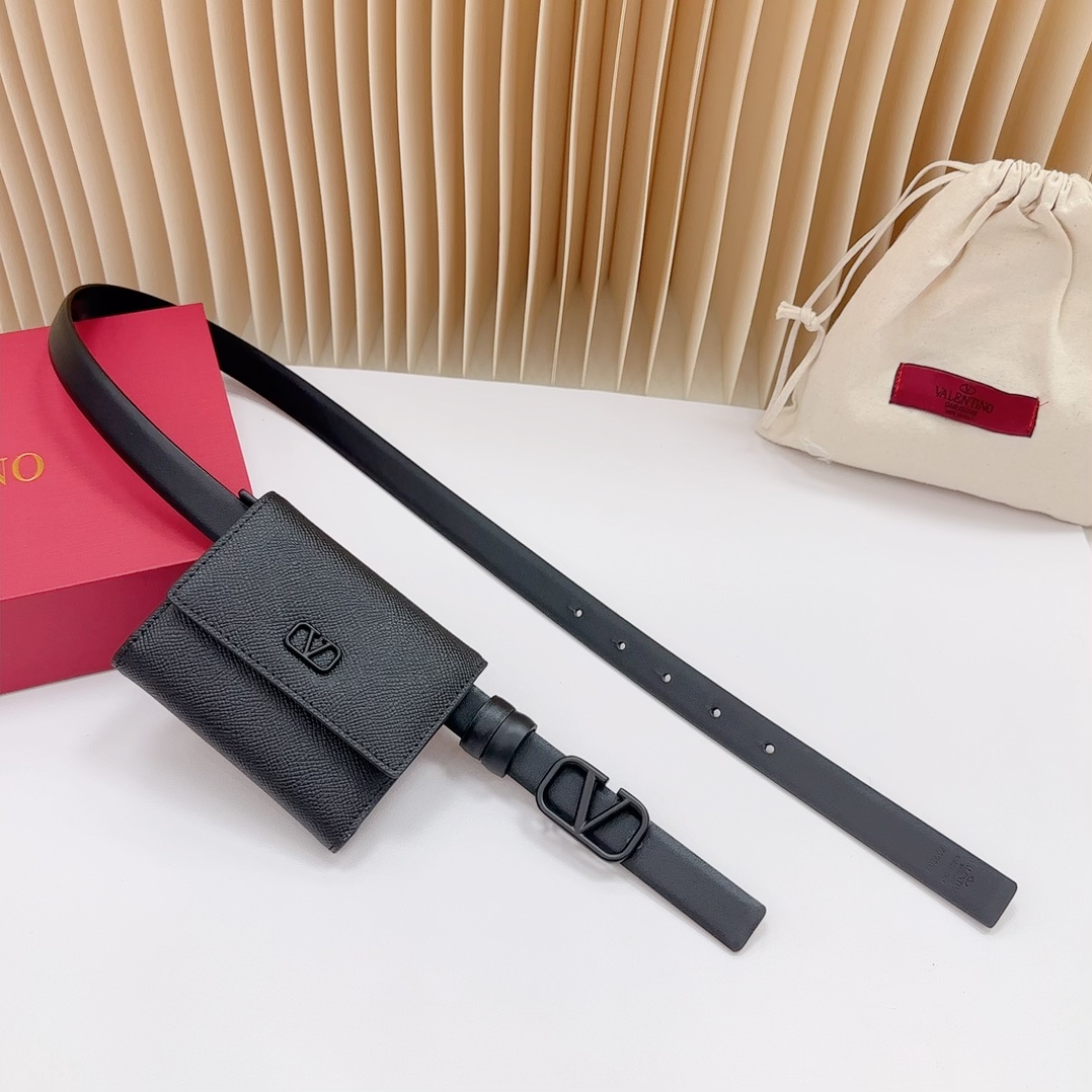 Valentino Leather Belts 1:1 Mirror Version