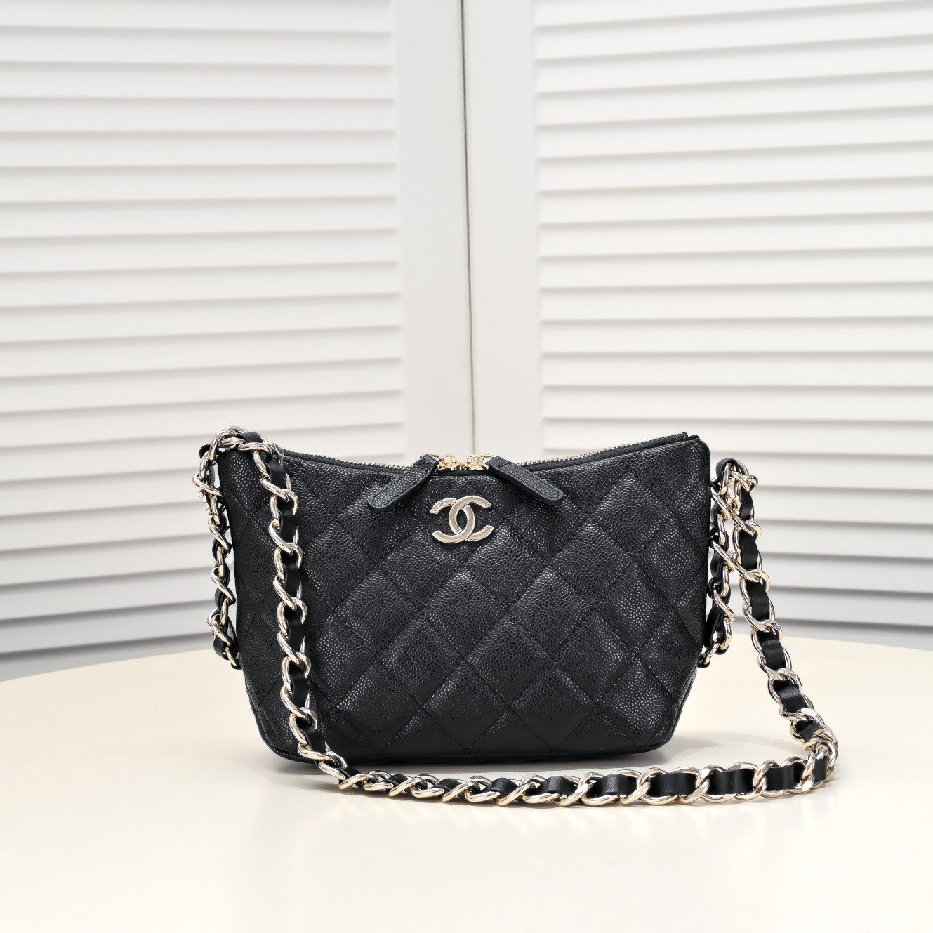 Chanel Hobo Underarm Bag Small Shoulder Bag Handbag