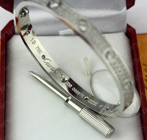 Cartier Love Bracelet Diamond-Paved White Gold Diamonds N6033602