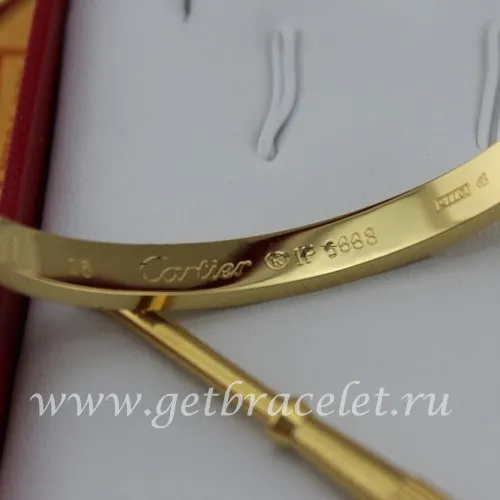 Replica Cartier Yellow Gold Love Bracelet For Men and Women B6035516 (New Version - Prevent Screws Fall Out)